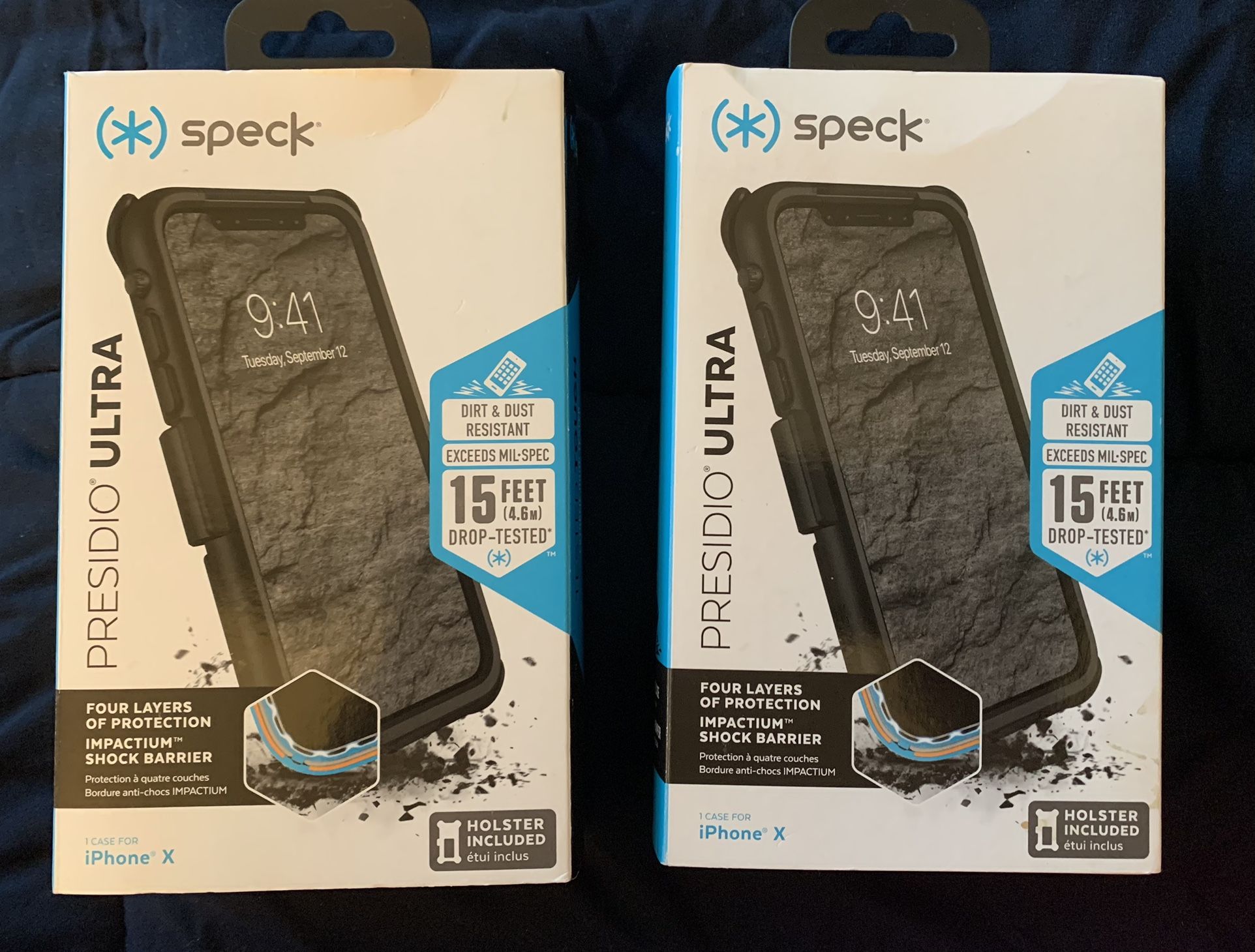 iPhone X Speck Presidio Ultra Case With Holster