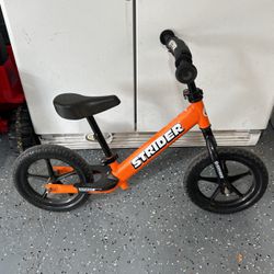 Orange Kids Strider Training Bike