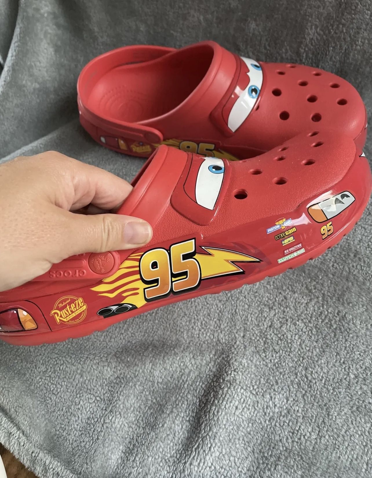 Lightning McQueen crocs size 12 for Sale in Lathrop, CA - OfferUp