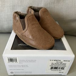 Robeez Camel Leather Shoe 6-12 Months