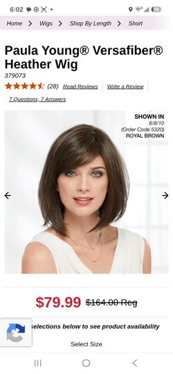 Heather wig by Paula Young