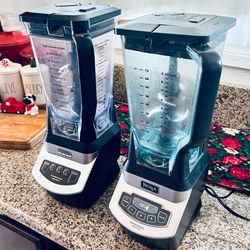 (Set of Two) Ninja 72oz Blender Mixers, 3 settings + Pulse mode, 2 Pitchers
