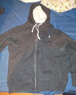 Polo Ralph Lauren Fleece Full Zip Embroidered Hoodie Men XL