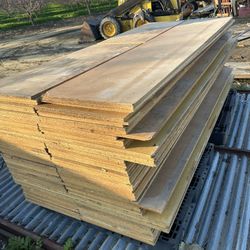 150 Sheets 20”by 96” Some 4by8 5/8 Thick Moisture Treated Press Board