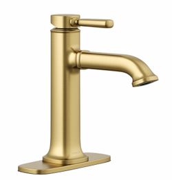 Brand New Kohler Terzet Single Handle Bathroom Faucet Brass