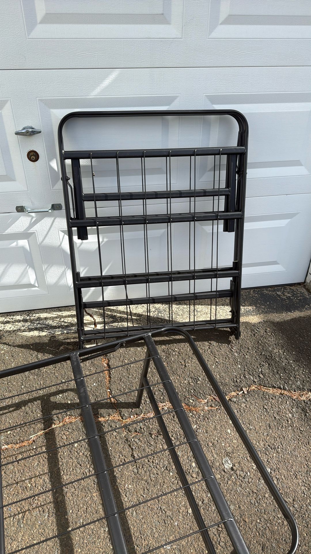 2 Metal Single Folding Bed Frames