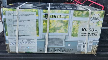 Ge Profile Clear View-unidad Inversora De Aire Acondicionado Para Ventana 10,300 BTU Profundidad