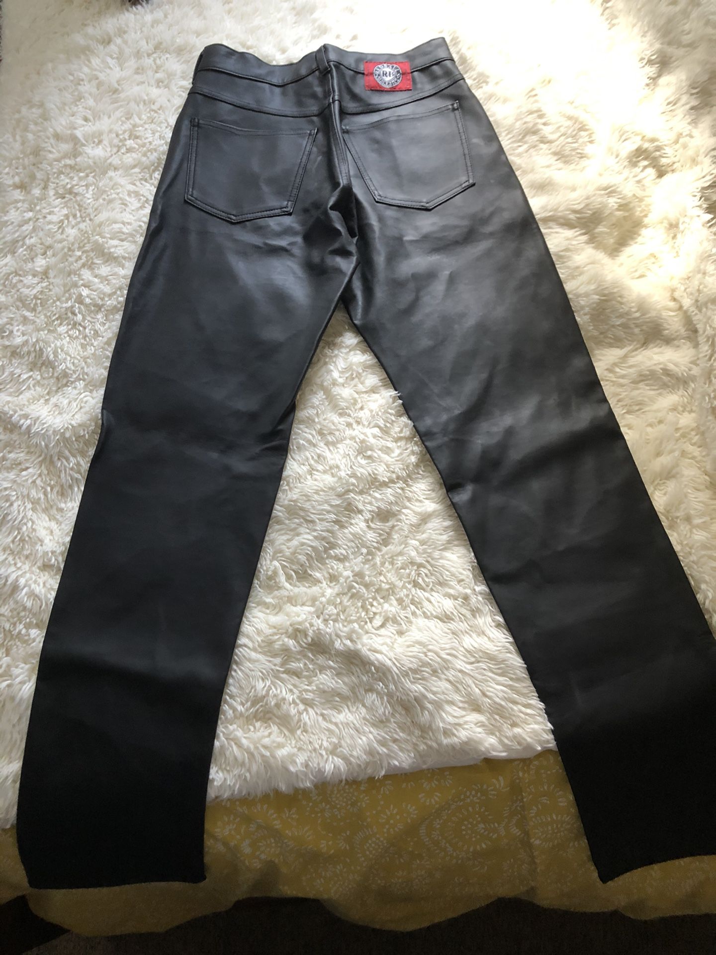 Red Balls On Fire Vintage Pants
