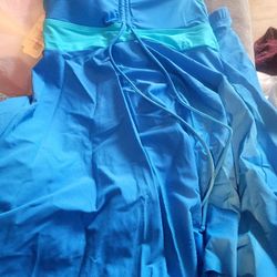  Womens Bathing Suits Tankinis Two Piece Swimsuits Tummy Control Swimdress Blue S