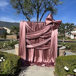 Drapery Backdrop Available 