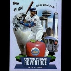 
2022 Topps: #HA-6 Pete Alonso Home Field Advantage Ref NM-MT OR BETTER