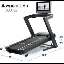 NORDICTRACK COMMERCIAL 2450 TREADMILL WITH  22"HD PIVOT SMART  TOUCHSCREEN 