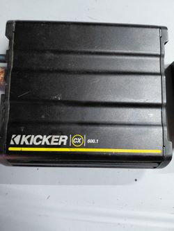 Kicker car audio amp cx600.1