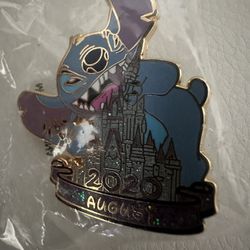 Disney stitch 2020 august castle pin