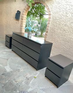 IKEA dresser + nightstands set