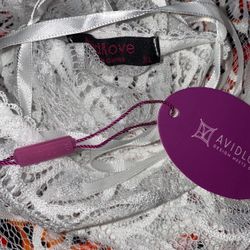 Avidlove Women One Piece Lingerie Lace Bodysuit Deep V Teddy Mini Babydoll