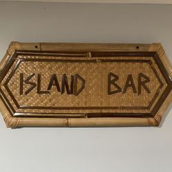 Island Bar Tiki Sign