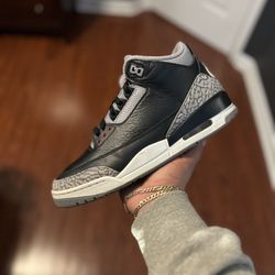 Jordan 3 Black Cement 2024 Sz 9 