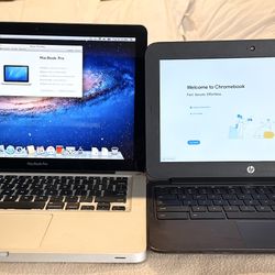  Hp Chromebook And MacBook Pro A1278