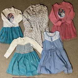 Lot Of 5 Dress Lot 7-8 Years