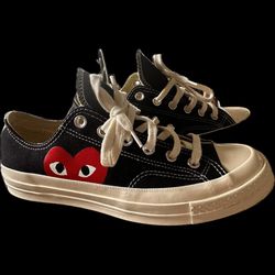 CONVERSE X COMME DES GARCONS PLAY ALL STAR CHUCK '70 OX - BLACK