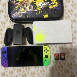 Nintendo Switch Oled  Splatoom 3 Edition Open Box 