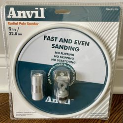 Anvil 9 in. Metal Radial Pole Sander