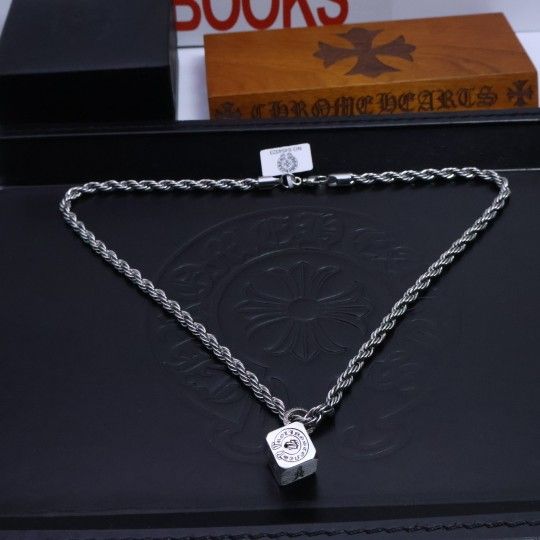 C.hrome H.earts Necklace