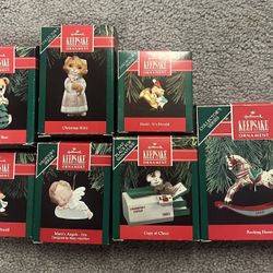 Vintage Hallmark Christmas Ornaments 