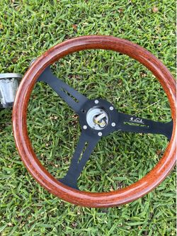 NRG quick release with steering wheel