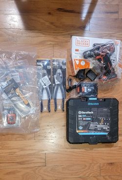 Multiple Tools - Drill/Pliers/Outlet Tester/Sockets