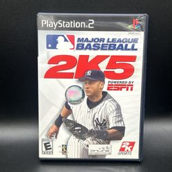 Major League Baseball 2K5 (Sony PlayStation 2, 2005) Complete - PS2