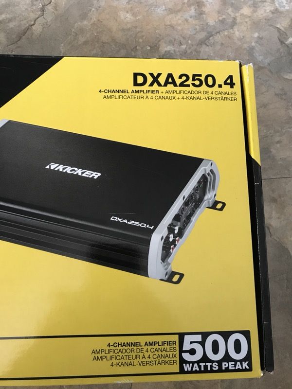 Kicker amplifier 500 watt new amp
