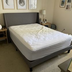 Queen Headboard and Bed frame 