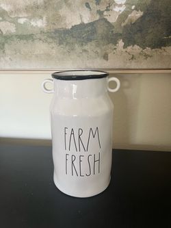 Farm Fresh ceramic milk jug