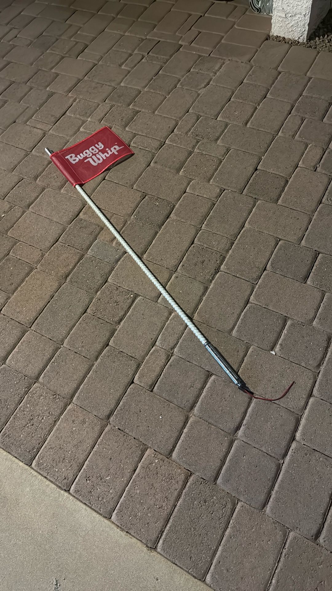 LED Lighted Buggy Whip Teal Bright Visibility 4 Foot