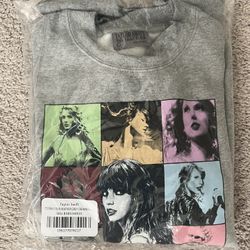 Taylor Swift Eras Tour L Fleece Lined Sweatshirt New with Tags in Bag Never Worn