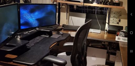 48" Varidesk Pro Plus top shape Sit Stand Desk Workstation