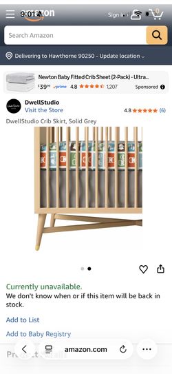 Dwell Studio Crib Skirt