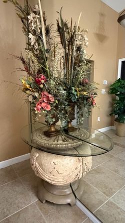Glass Top Table