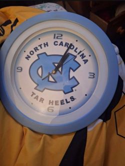 UNC Tar Heels Wall Clock