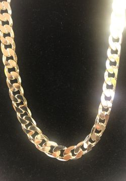 Brand New Gold Plated (not Real Gold) 36” Cuban Link Chain
