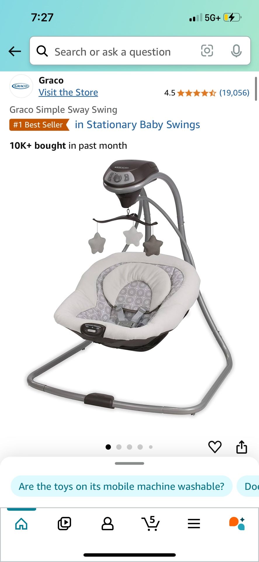 Graco Baby Swing Instructions Graco Simple Sway Swing Mobile