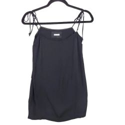 Reformation Cami Tank Top Size Small Black Adjustable Spaghetti Tie Straps