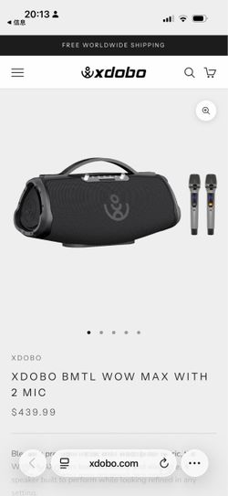 XDOBO BMTL WOW MAX with 2 Microphones