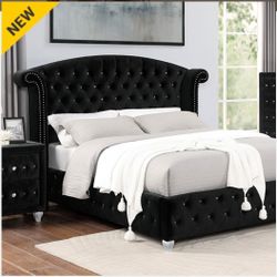 QUEEN BED FRAME MATTRES SOLD SEPARATELY NEW IN BOX ☎️ 1714586,2564 