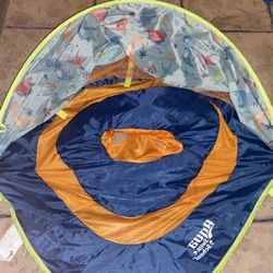 Aqua Swim School Grow-with-Me Baby Pool Float Boat for Infants, Blue Dino