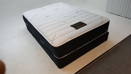 Double Sided Pillow Mattress and Boxspring