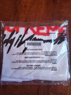 Supreme Yohji white large tee