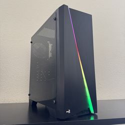 FAST Custom Entry Level Gaming PC Computer (i3 7100, 8GB RAM, RX 580 8GB, 256GB SSD)